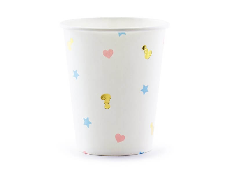 Gobelet en papier Boy or Girl (Lot de 6) 