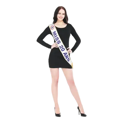 Écharpe anniversaire Miss 20 ans 