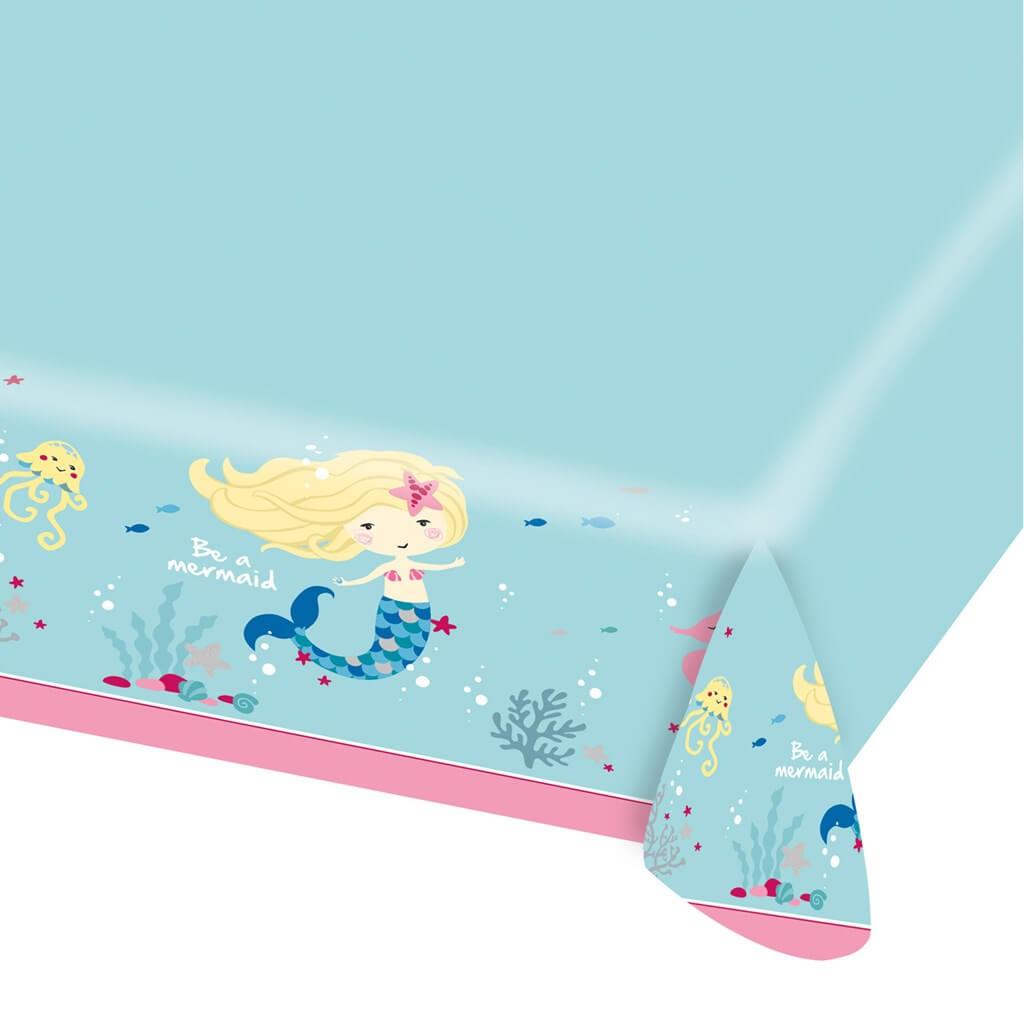 Nappe en Papier Sirène Be a Mermaid 115x175cm 