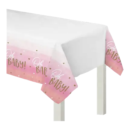 Nappe en Papier Oh Baby Girl 137x259cm 