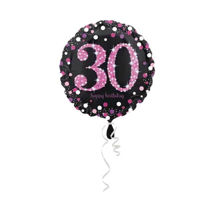 Numéro Ballon 30 Ans Rose Or Rose Bouquet De Pearl * Hourra 30 Ans  Anniversaire