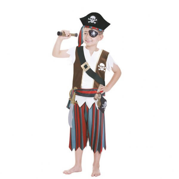 Déguisement Pirate enfant avec accessoires 3-6 ans