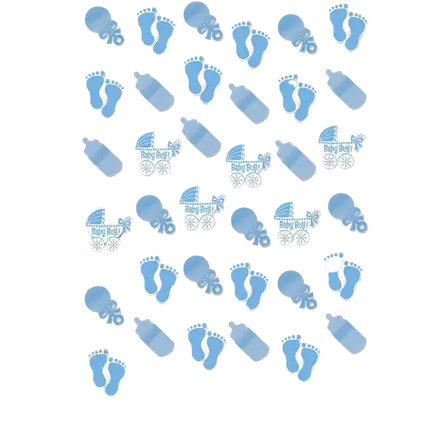 Décoration guirlande Baby Shower Garçon (Lot de 6)