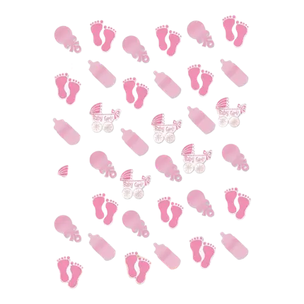 Décoration guirlande Baby Shower Fille (Lot de 6)