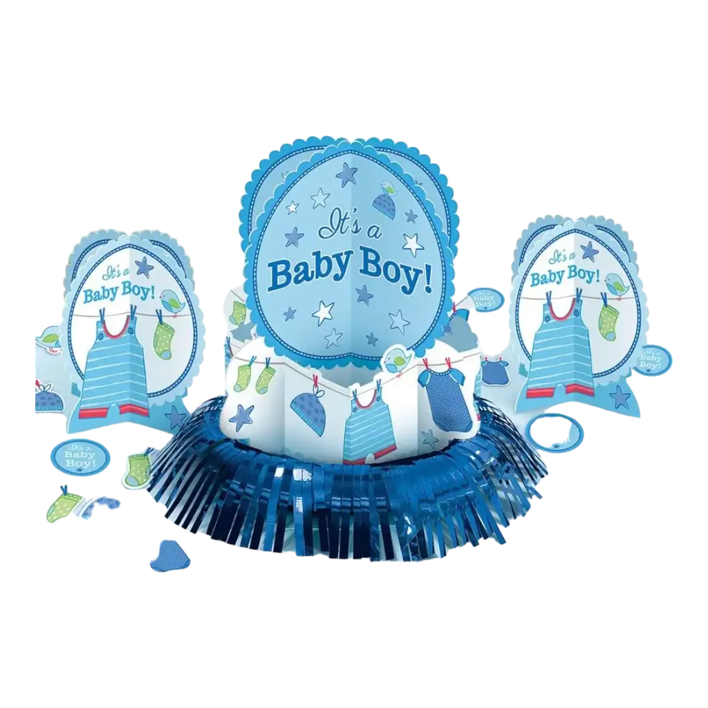 Kit décoration de table Baby Shower Garçon (23 pièces) 