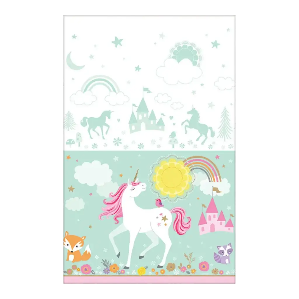 Nappe Licorne magique 137x243cm