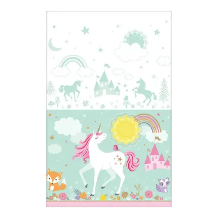 Nappe Licorne magique 137x243cm