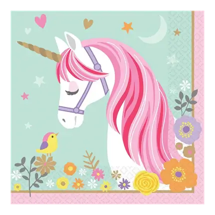Serviette en papier Licorne magique