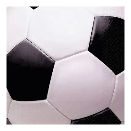 Serviette en papier carré Ballon de Foot