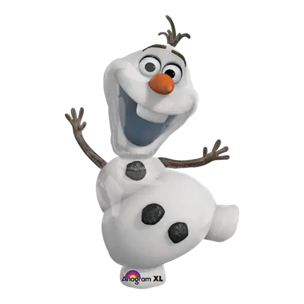 Ballon géant Olaf Reine des Neiges 104cm