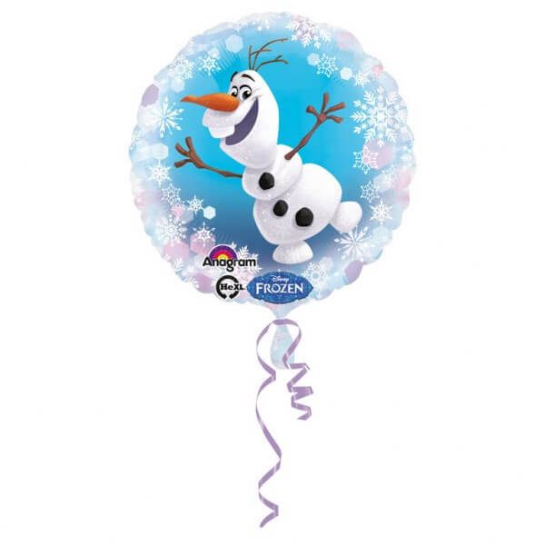 Ballon aluminium Olaf Reine des Neiges ø43cm