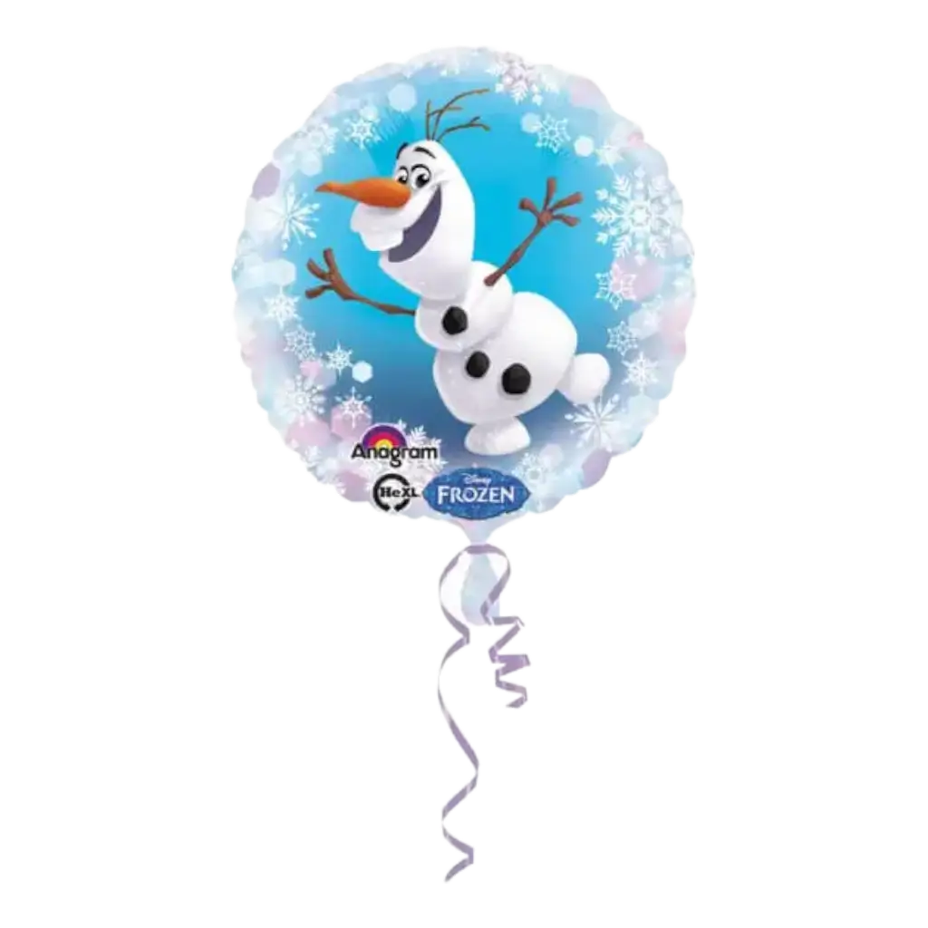 Ballon aluminium Olaf Reine des Neiges ø43cm