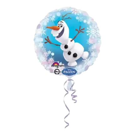 Ballon aluminium Olaf Reine des Neiges ø43cm