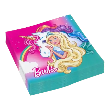Serviette en papier Barbie Dreamtopia (Lot de 20)