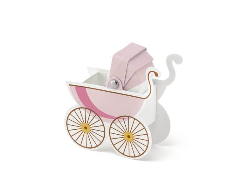 Boîte Landau en papier It's a Girl (10 pièces)