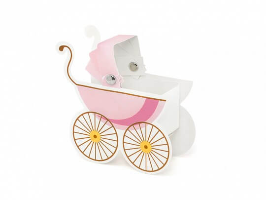 Boîte Landau en papier It's a Girl (10 pièces)