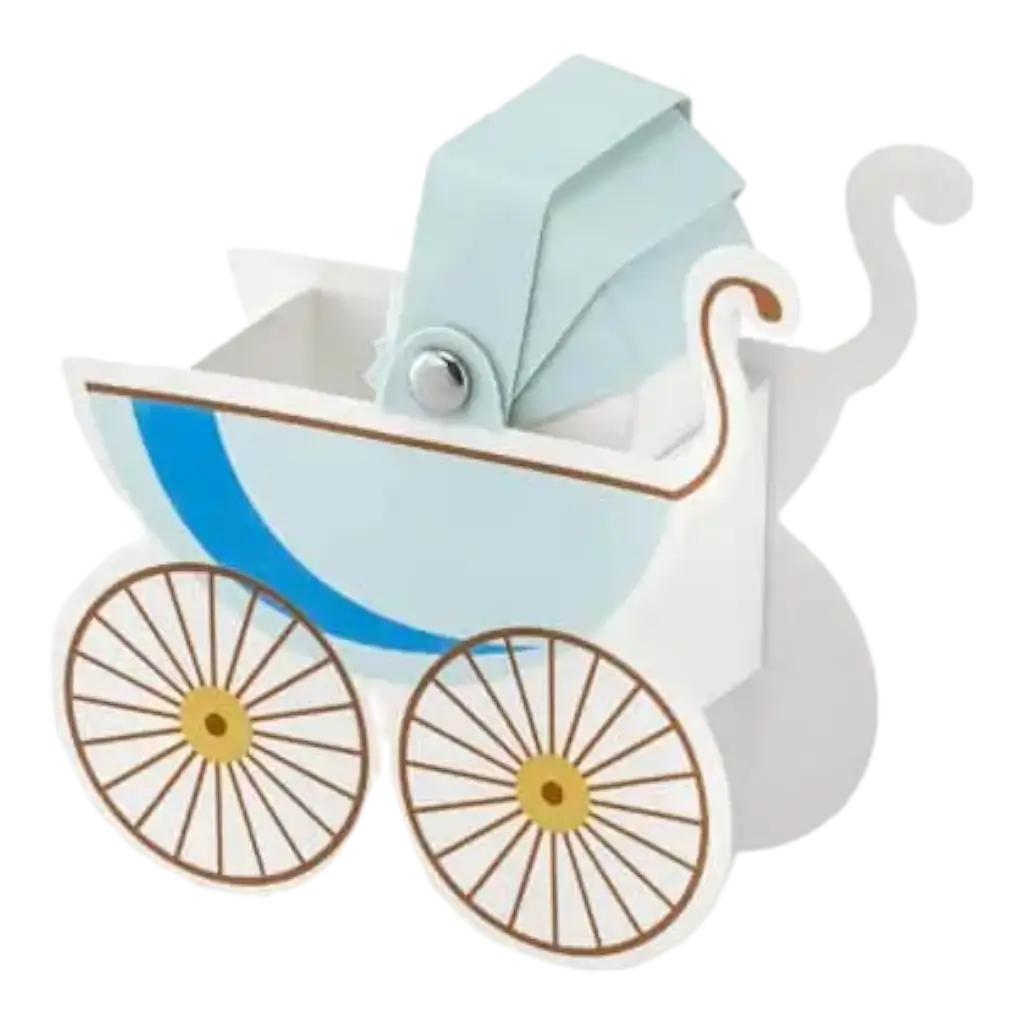 Boîte Landau en papier It&#39;s a Boy (10 pièces)