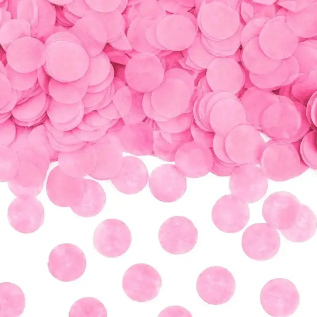 Canon à confettis Géant Gender Reveal Rose