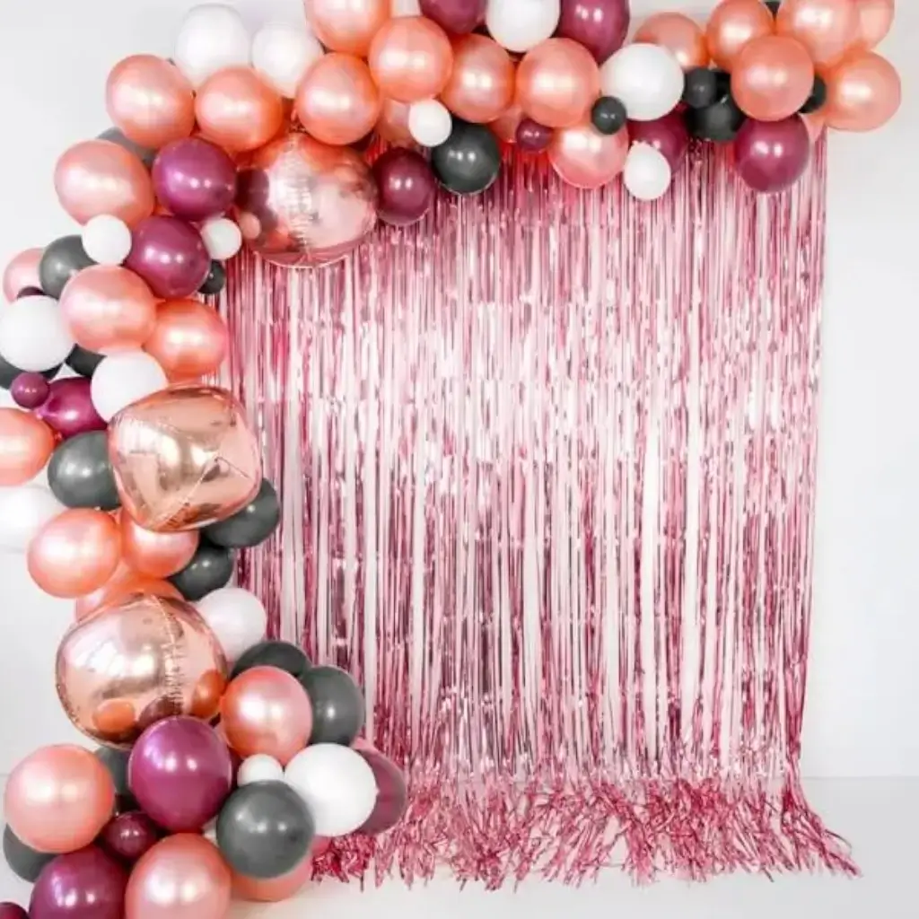 Rideau scintillant Rose Gold - 90x250cm