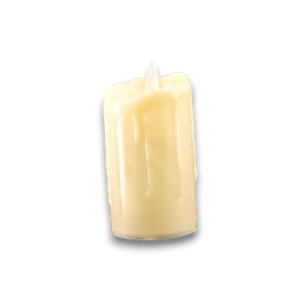 Bougie blanche à LED 9cm