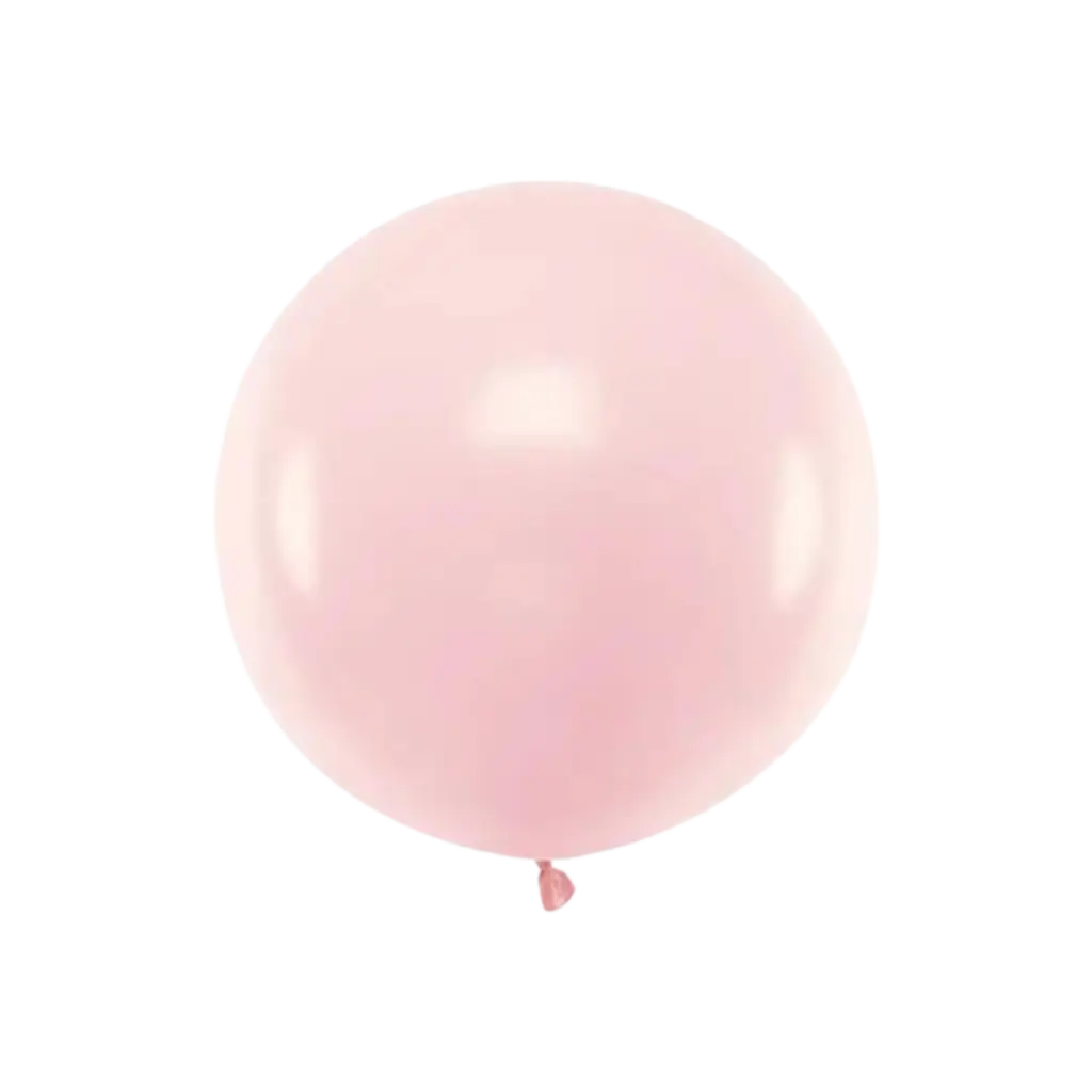 Ballon rond Rose clair Pastel ø60cm