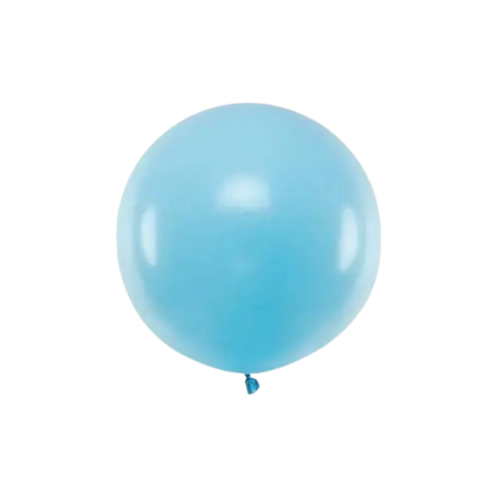 Ballon rond Bleu clair Pastel ø60cm