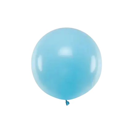 Ballon rond Bleu clair Pastel ø60cm