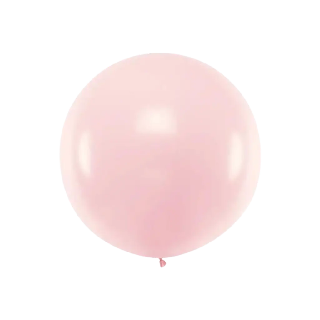 Ballon Géant rond Rose clair Pastel ø100cm