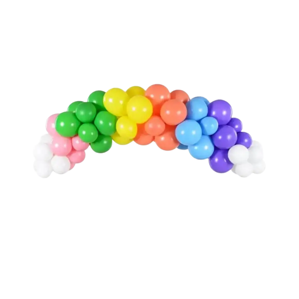 Demi Arche de ballons Rainbow 