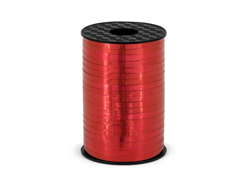 Ruban Métallique Rouge  225 mètres 