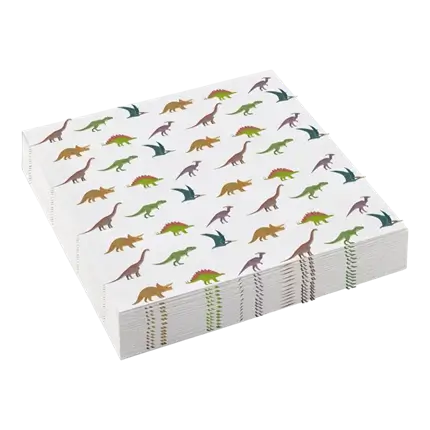 Serviette en papier Happy Dinosaure (Lot de 20)