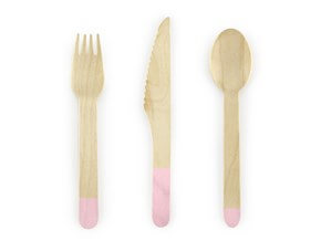 in legno FSC® 100% NatureStar 388624 confezione da 50 pezzi Set di posate usa e getta rivestimento cerato 
