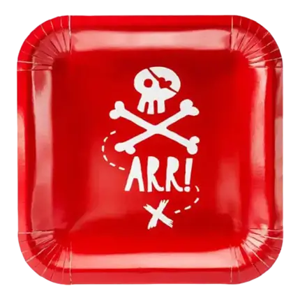 Assiettes en papier Pirate Party (Lot de 6)