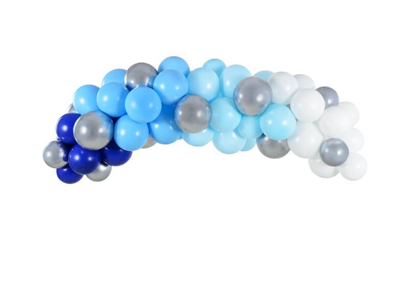 50 Ballons Métalliques Brillants Argent