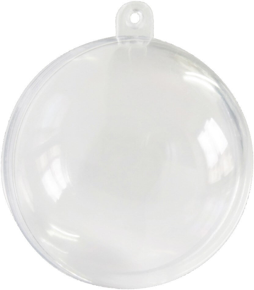 Lot De 20 Boules De Noël Transparentes à Remplir - Diamètre 5 Cm - Plastique - Pour Décorations DIY, Souvenirs, Mariage