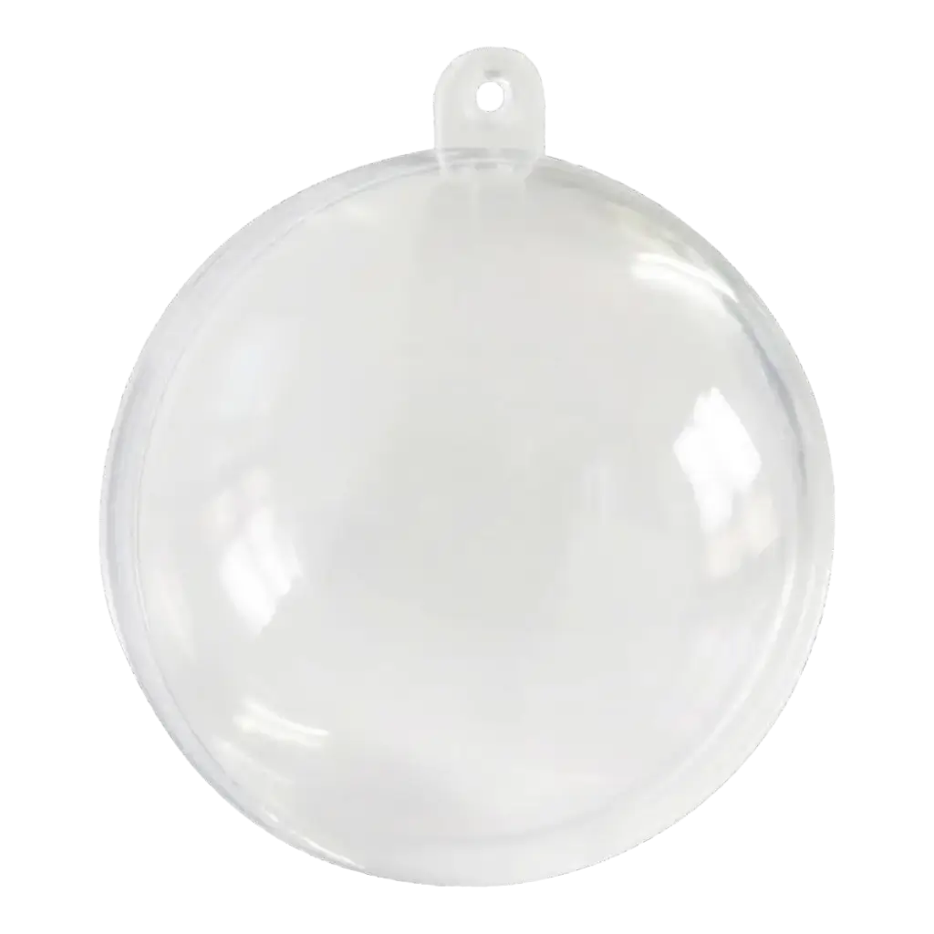 Boule transparente ø8cm (Lot de 20) 