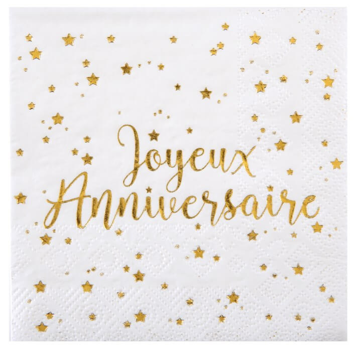 Serviette Joyeux Anniversaire Or Lot De Serviette Anniversaire Sur Sparklers Club Serviette Joyeux Anniversaire Or Lot De Serviette Anniversaire Sur Sparklers Club
