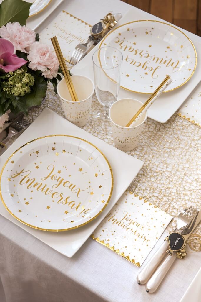 Lot De 20 Serviette De Table Design Panneau De Signalisation 18 Ans Anniversaire Fête Célébration 33x33cm