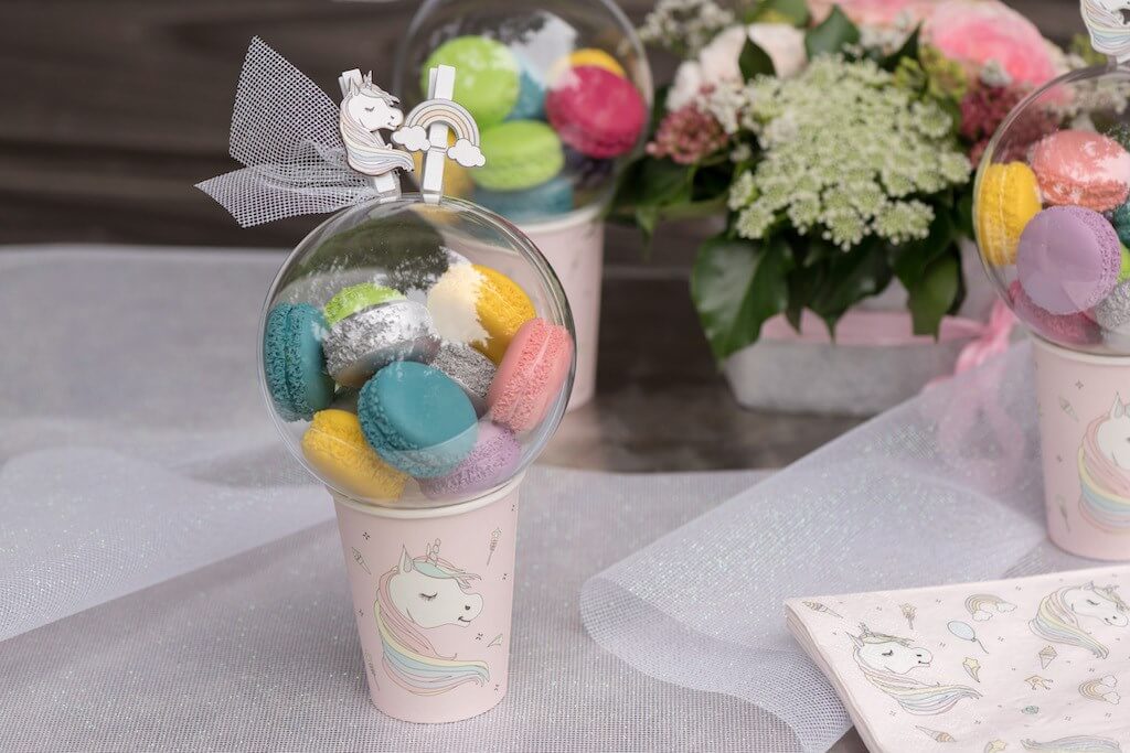 Gobelet Licorne Rose (Lot de 10)