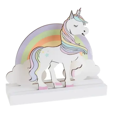 Centre de Table Licorne Rose 