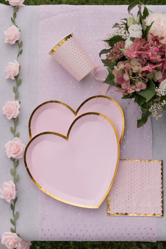 Set Da 6 Anelli Portatovaglioli Oro Con Fondo Piatto - Eleganti E Moderni Per La Tavola