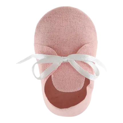 Sachet en forme de Chausson Rose (lot de 4)