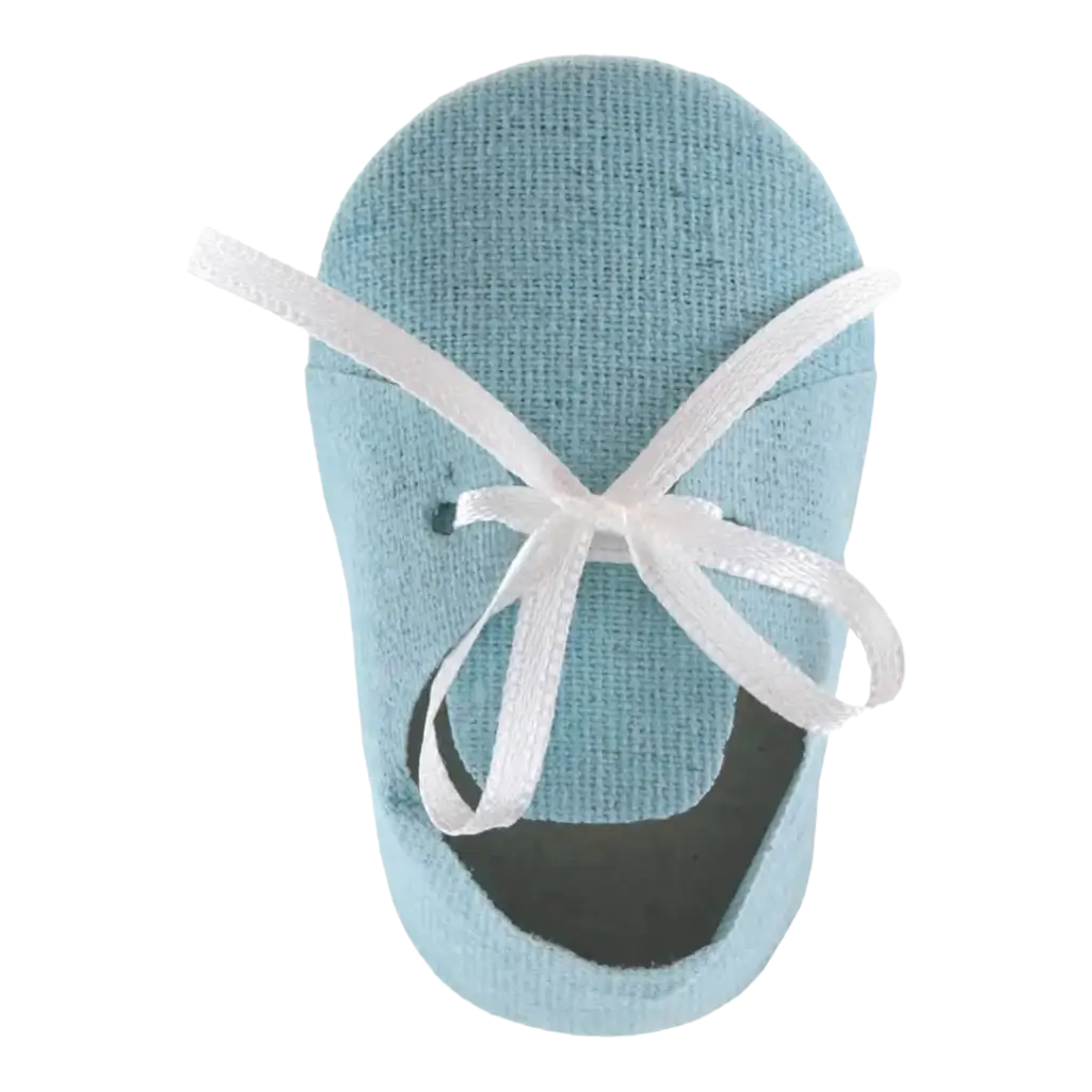 Sachet en forme de Chausson Bleu (lot de 4)