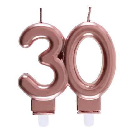 Bouquet di 5 palloncini di compleanno 30 anni - Sparklers Club