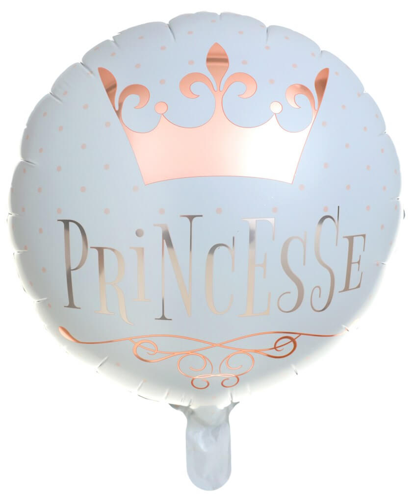 Ballon Princesse Or Rose ø 45cm