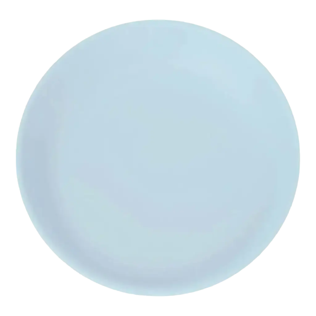 Assiette Plate Incassable Bleu Pastel ø 27,5cm