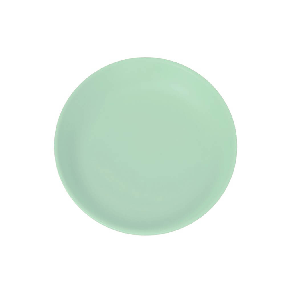Assiette Plate Incassable Vert Pastel ø 21cm (Lot de 6) 