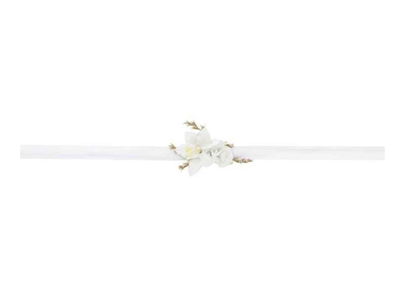 Corsage poignet de fleurs blanches