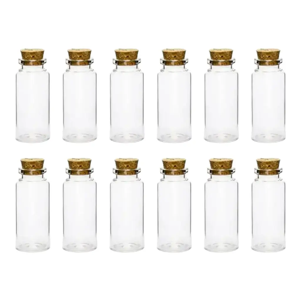 Bouteille en verre cadeaux invités (Lot de 12) 