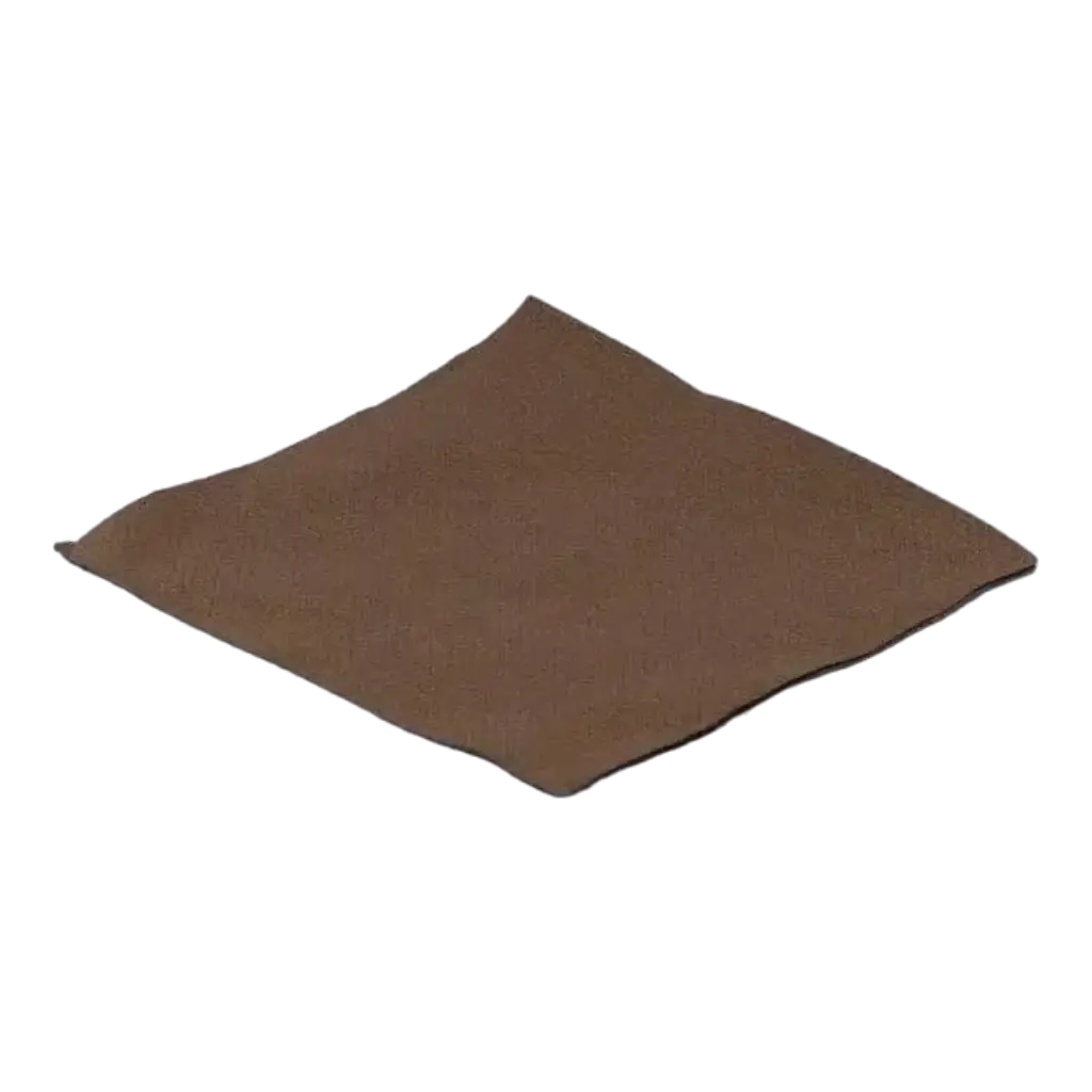 Serviette Cocktail Micro Point 20x20cm Chocolat (Lot de 100)